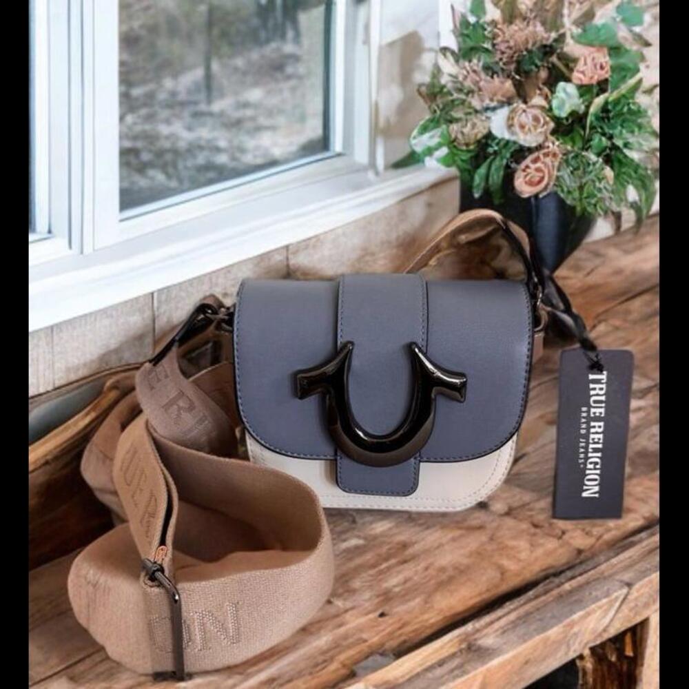 TRUE RELIGION mini horseshoe crossbody bag